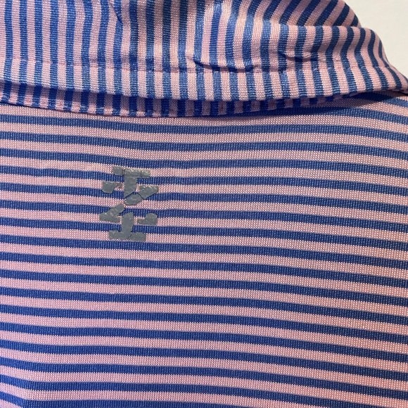 Men's Izod Golf Two-Button Short Sleeve Polo Shirt - Picture 5 of 5